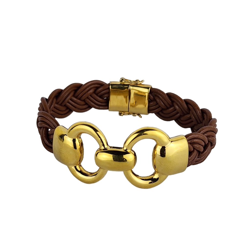 Bronze Milor Italy Gold Tone Bracelet
